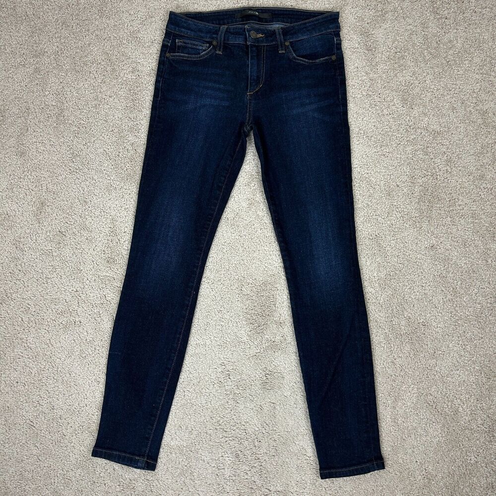 Joe's Jeans Womens Size 27 Blue Dark Wash Katya Skinny Ankle Stretch Ladies